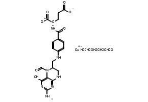 Calcium folinatc structure, CAS 6035-45-6