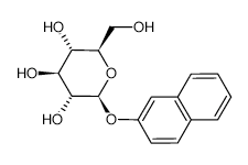 2-Naphthyl beta-D-glucopyranoside structure, CAS 6044-30-0