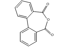 Diphenic anhydride structure, CAS 6050-13-1