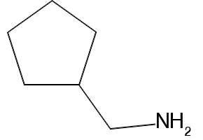 Cyclopentanemethylamine structure, CAS 6053-81-2