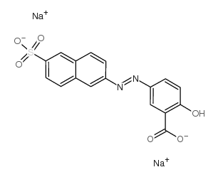 Mordant Yellow 3 structure, CAS 6054-97-3