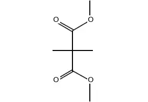Dimethyl dimethylmalonate structure, CAS 6065-54-9
