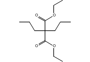 Diethyl dipropylmalonate structure, CAS 6065-63-0