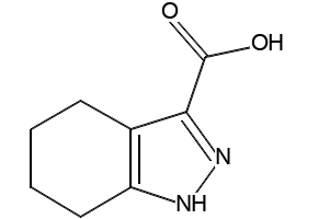 4,5,6,7-Tetrahydro-1H-indazole-3-carboxylic acid structure, CAS 6076-13-7