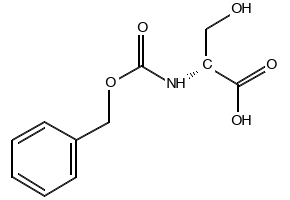 N-Cbz-D-Serine structure, CAS 6081-61-4