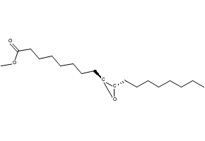 trans-9,10-Epoxystearic acid methyl ester structure, CAS 6084-76-0