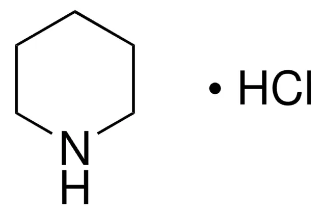 Piperidine hydrochloride structure, CAS 6091-44-7