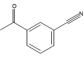 3-Acetylbenzonitrile structure, CAS 6136-68-1