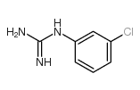 3-Chlorophenylguanidine structure, CAS 6145-41-1