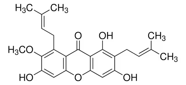Mangostin structure, CAS 6147-11-1