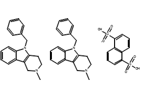 Mebhydrolin napadisylate structure, CAS 6153-33-9