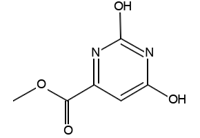 Methyl orotate structure, CAS 6153-44-2