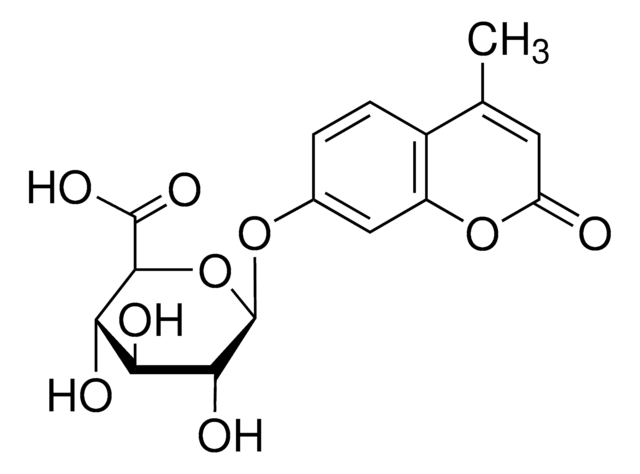 4-Methylumbelliferyl-beta-D-glucuronide structure, CAS 6160-80-1