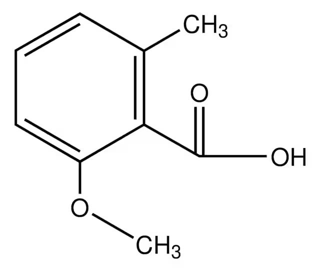 2-Methoxy-6-methylbenzoic acid structure, CAS 6161-65-5