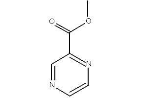Methyl pyrazine-2-carboxylate structure, CAS 6164-79-0