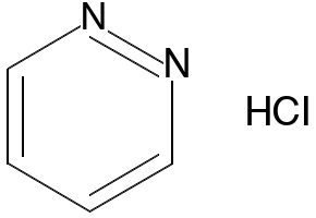 Pyridazine hydrochloride structure, CAS 6164-80-3