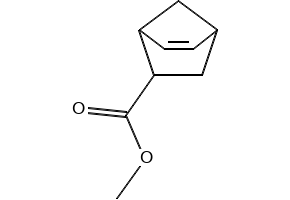 Methyl 5-norbornene-2-carboxylate structure, CAS 6203-08-3