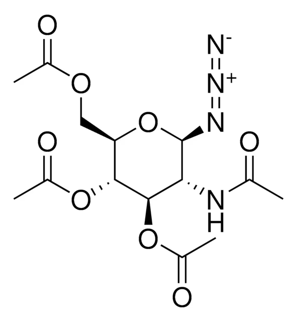 2-Acetamido-2-deoxy-3,4,6-tri-O-acetyl-beta-D-glucopyranosyl azide structure, CAS 6205-69-2