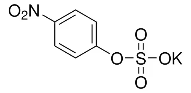 Potassium 4-nitrophenyl sulfate structure, CAS 6217-68-1