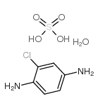 2-Chlorobenzene-1,4-diammonium sulphate structure, CAS 6219-71-2