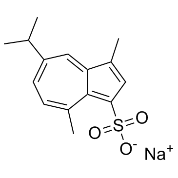 Sodium gualenate structure, CAS 6223-35-4