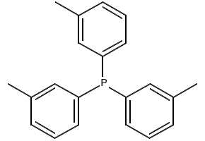 Tris(3-methylphenyl)phosphine structure, CAS 6224-63-1
