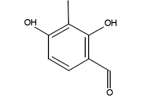 2,4-Dihydroxy-3-methylbenzaldehyde structure, CAS 6248-20-0