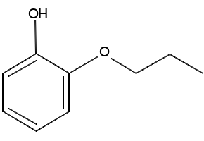 2-Propoxyphenol structure, CAS 6280-96-2