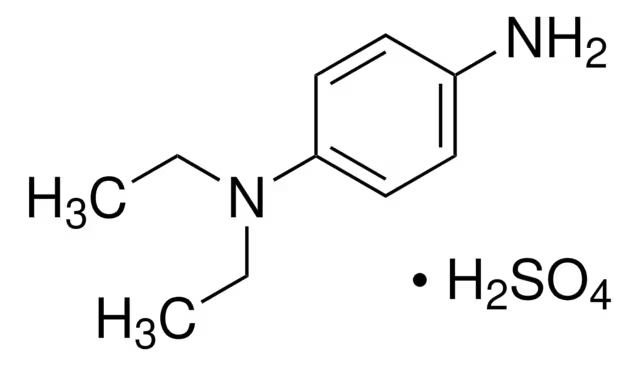 N,N-Diethyl-p-phenylenediamine sulfate structure, CAS 6283-63-2