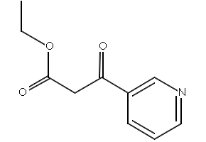 Ethyl 3-oxo-3-(3-pyridyl)propionate structure, CAS 6283-81-4