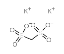 Dipotassium methanedisulfonate structure, CAS 6291-65-2