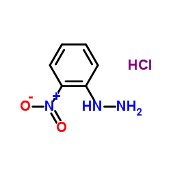 2-Nitrophenylhydrazine hydrochloride structure, CAS 6293-87-4