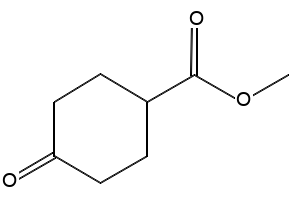 Methyl 4-ketocyclohexanecarboxylate structure, CAS 6297-22-9
