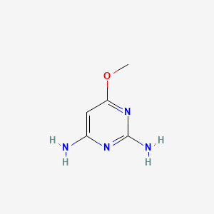 2,6-Diamino-4-methoxypyrimidine structure, CAS 3270-97-1