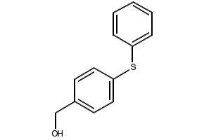 4-(Phenylthio)benzyl alcohol structure, CAS 6317-56-2