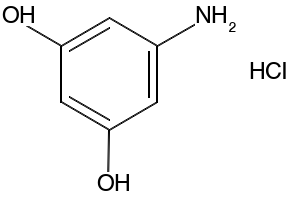 5-Aminobenzene-1,3-diol hydrochloride structure, CAS 6318-56-5