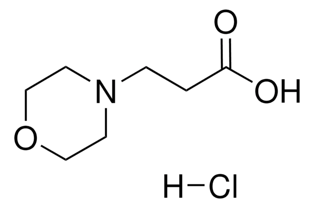 3-(Morpholin-4-yl)propionic acid hydrochloride structure, CAS 6319-95-5