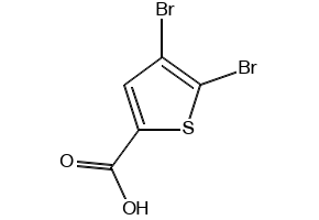 4,5-Dibromothiophene-2-carboxylic acid structure, CAS 6324-10-3