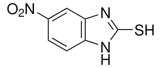 2-Mercapto-5-nitrobenzimidazole structure, CAS 6325-91-3
