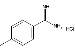 4-Methylbenzene-1-carboximidamide hydrochloride structure, CAS 6326-27-8