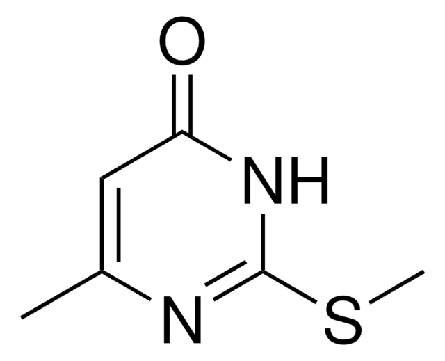 6-Methyl-2-(methylthio)pyrimidin-4-ol structure, CAS 6328-58-1