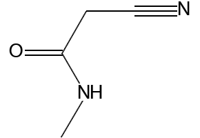 2-Cyano-N-methylacetamide structure, CAS 6330-25-2