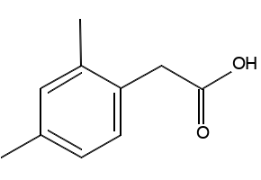 2,4-Dimethylphenylacetic acid structure, CAS 6331-04-0