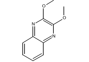2,3-Dimethoxyquinoxaline structure, CAS 6333-43-3