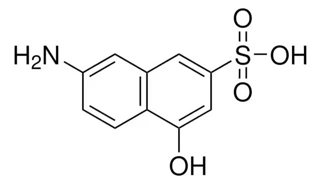 7-(Acetylamino)-4-hydroxy-2-naphthalenesulfonic acid structure, CAS 6334-97-0