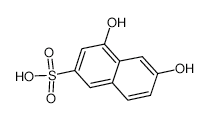 4,6-Dihydroxynaphthalene-2-sulphonic acid structure, CAS 6357-93-3
