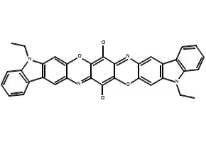 Pigment Violet 23 structure, CAS 6358-30-1