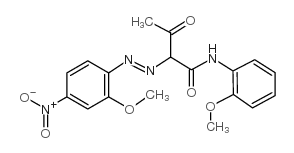 Pigment Yellow 74 structure, CAS 6358-31-2