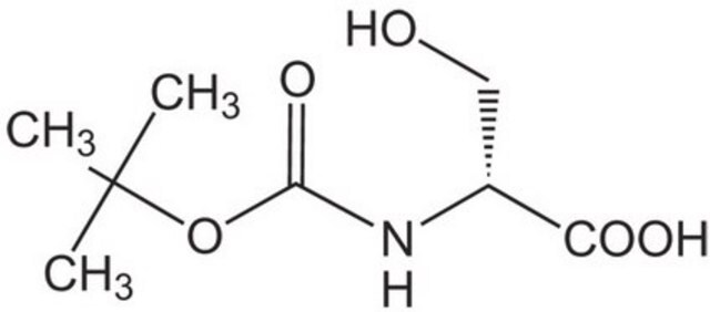 Boc-D-Serine structure, CAS 6368-20-3
