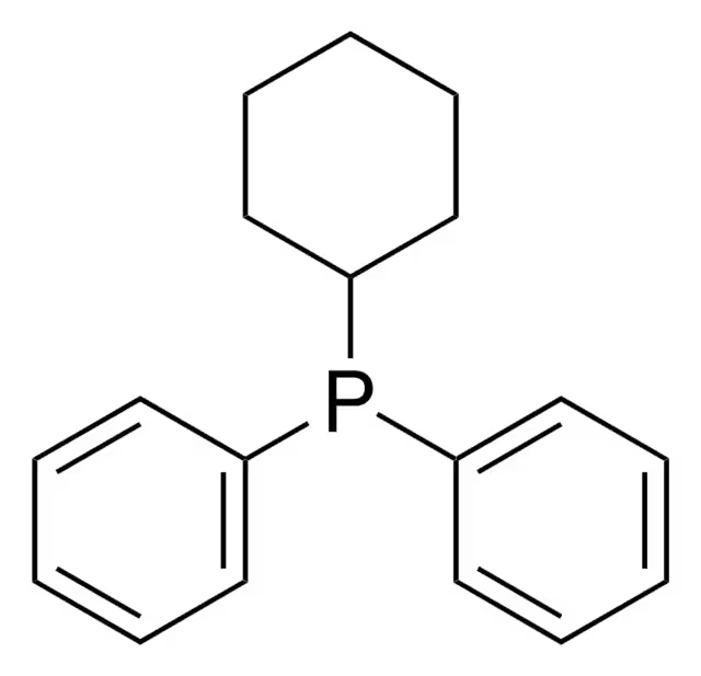 Cyclohexyldiphenylphosphine structure, CAS 6372-42-5